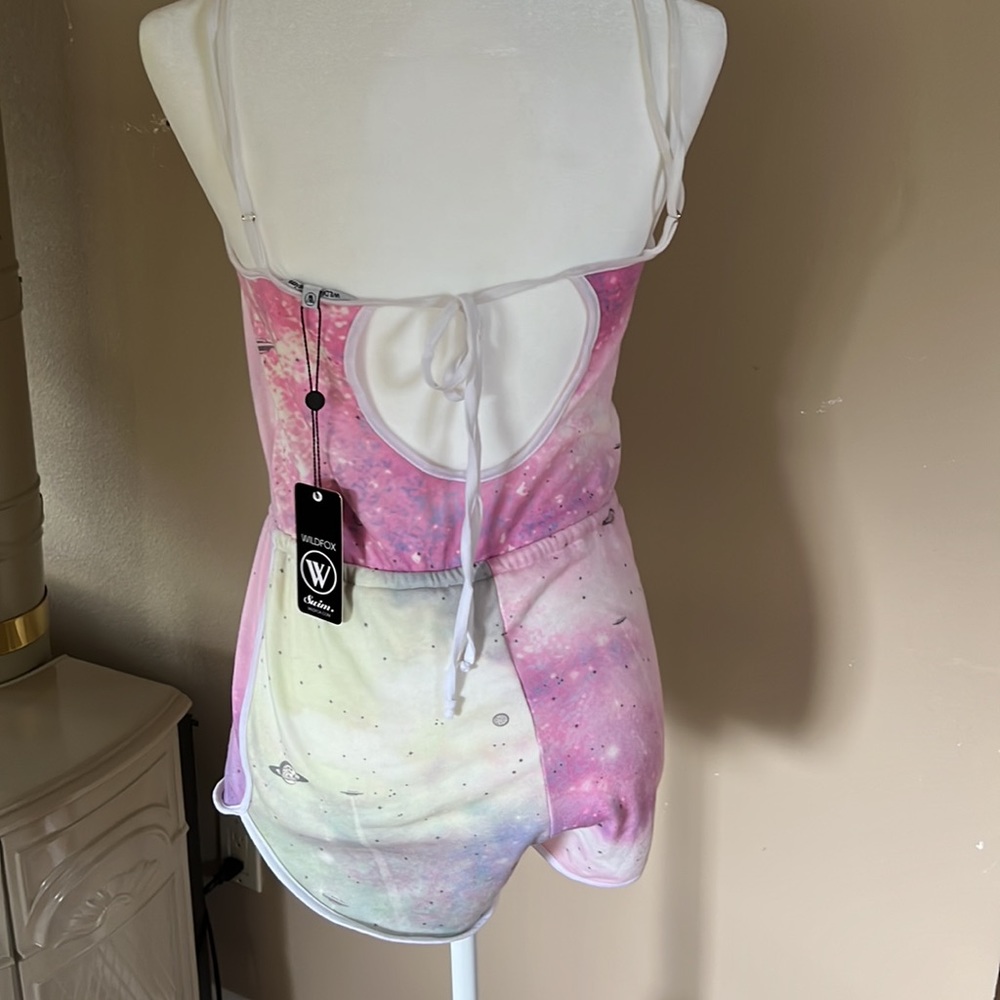 Wildfox NWT Space Cadet Swim Collection Terry Romper - Picture 3 of 5